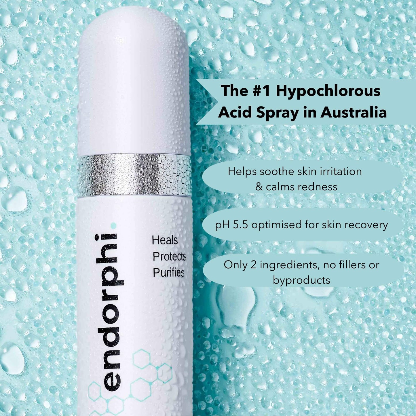 Endorphi Hypochlorous Acid Face & Body Spray by Endorphi Skincare – hypochlorous acid face and body reset mist