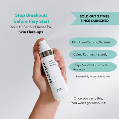 Endorphi Hypochlorous Acid Face & Body Spray by Endorphi Skincare – hypochlorous acid face and body reset mist