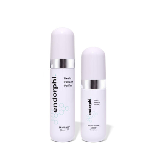 Recovery Duo (Hypochlorous Acid Reset Mist + Hydrogel) by Endorphi Skincare – hypochlorous acid face and body reset mist