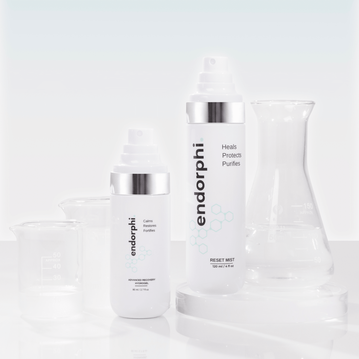 Recovery Duo (Hypochlorous Acid Reset Mist + Hydrogel) by Endorphi Skincare – hypochlorous acid face and body reset mist